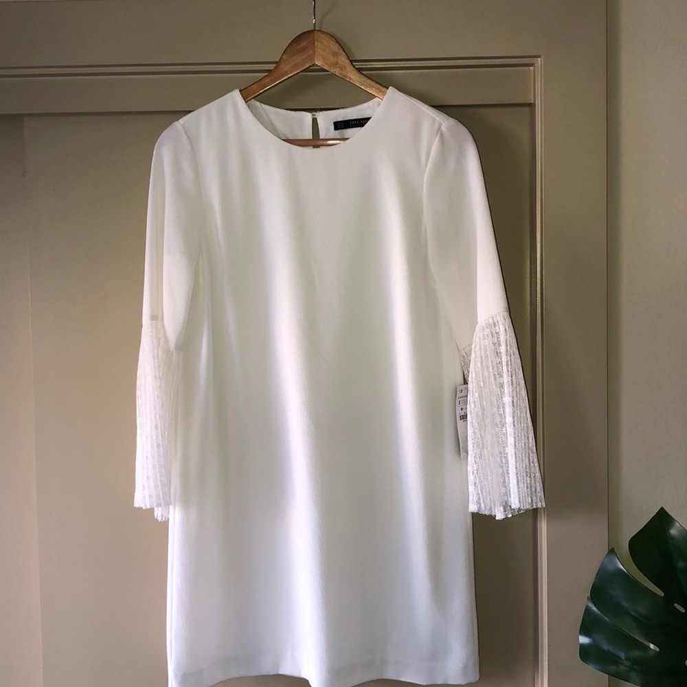 Zara Basic Collection White Dress